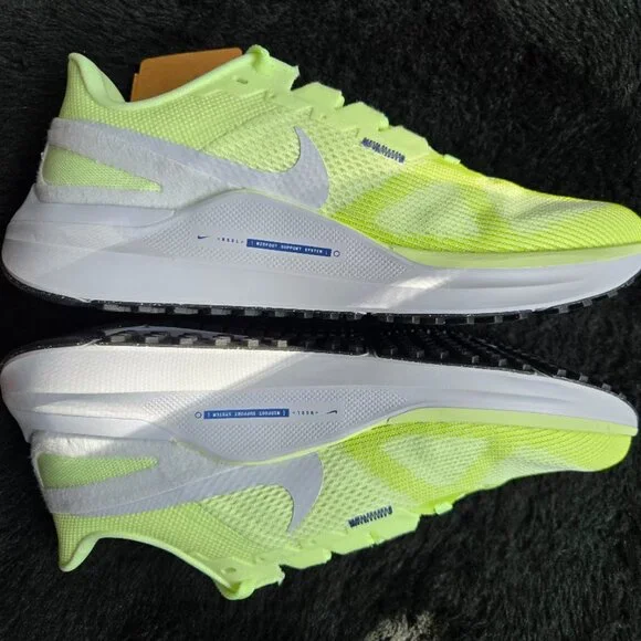 RARE Nike Air Zoom Structure 25 Volt/Grey/Wht Run Gym Sport Cross-Trainer DJ7884 - Picture 2 of 16